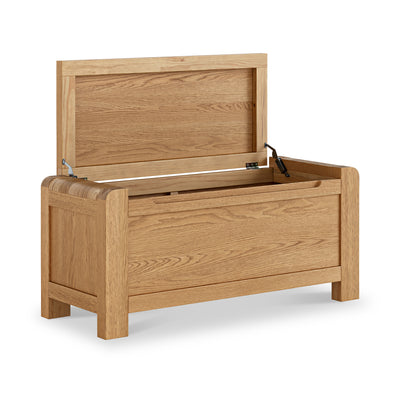 Harvey Oak Blanket Box