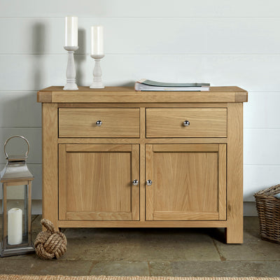 Portland Oak Small Sideboard