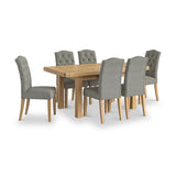 Portland Oak Small Extending Dining Table