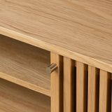 Shorwall Oak 180cm Slatted TV Unit