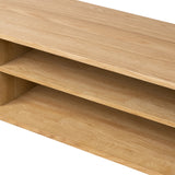 Shorwall Oak 180cm Slatted TV Unit