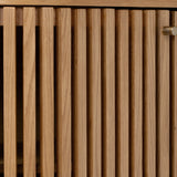 Shorwall Oak Slatted Cupboard