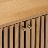 Shorwall Oak Slatted Cupboard