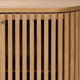 Shorwall Oak Slatted Cupboard