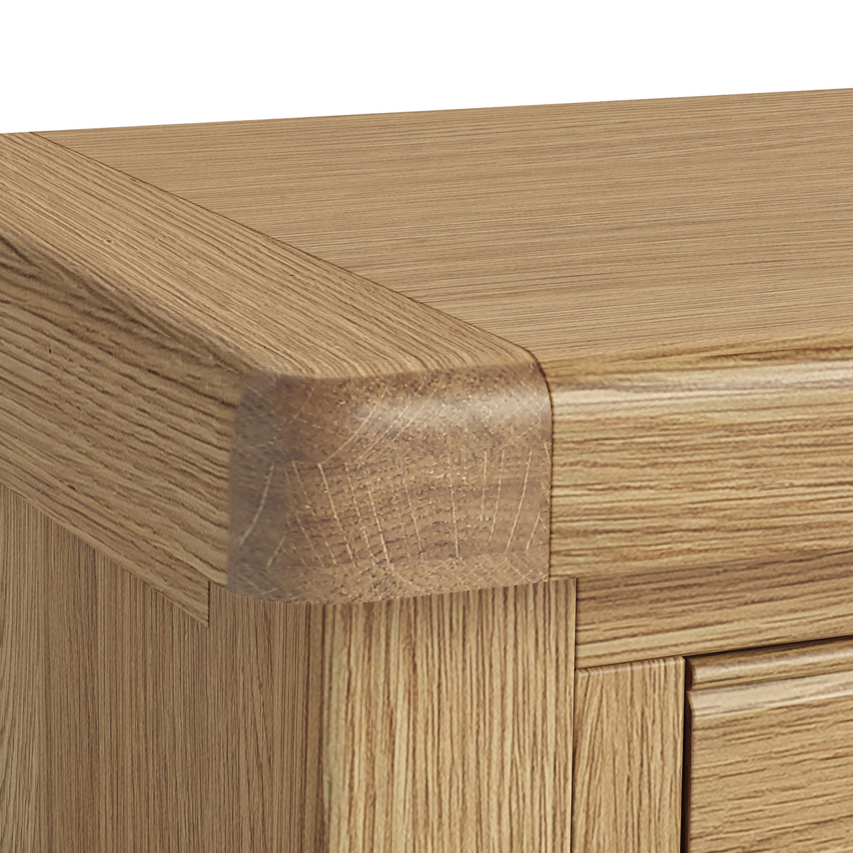 Portland Oak 3 Over 4 Drawer Chest from Roseland Furniture