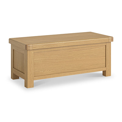 Portland Oak Blanket Box