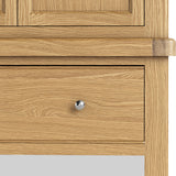 Portland Oak 1 Drawer Double Wardrobe from Roseland Furniture