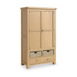 Portland-Oak-5-Drawer-Larder from Roseland Furniture