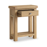 Portland Oak 1 Drawer Telephone from Roseland Furniture