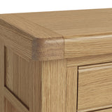 Portland Oak 1 Drawer Telephone from Roseland Furniture