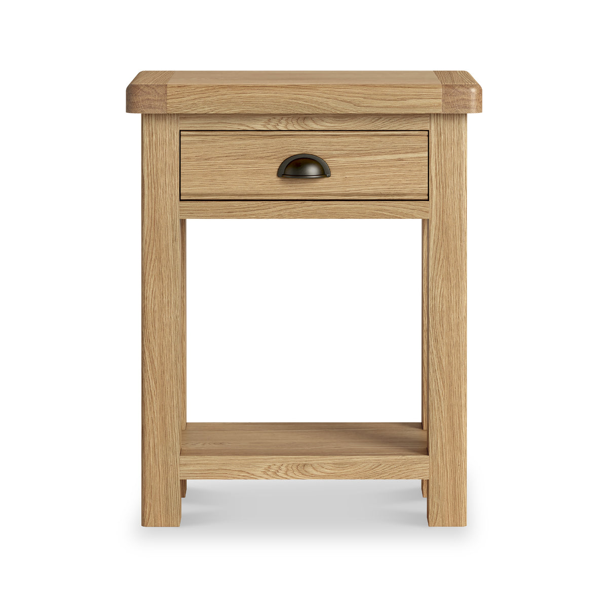 Portland Oak 1 Drawer Telephone from Roseland Furniture