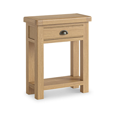 Portland Oak 1 Drawer Telephone Table