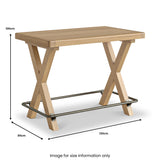 Portland-Oak-Bar-Table from Roseland Furniture