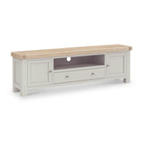 Penzance Stone Grey 190cm TV Unit from Roseland Furniture