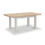 Penzance Stone Grey Small Extending Dining Table from Roseland Furniture