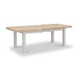 Penzance Stone Grey Large Extending Dining Table from Roseland Furniture