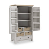 Penzance Stone Grey Kitchen Larder from Roseland Furniture