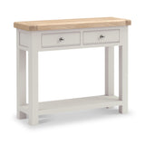 Penzance Stone Grey 2 Drawer Console Table