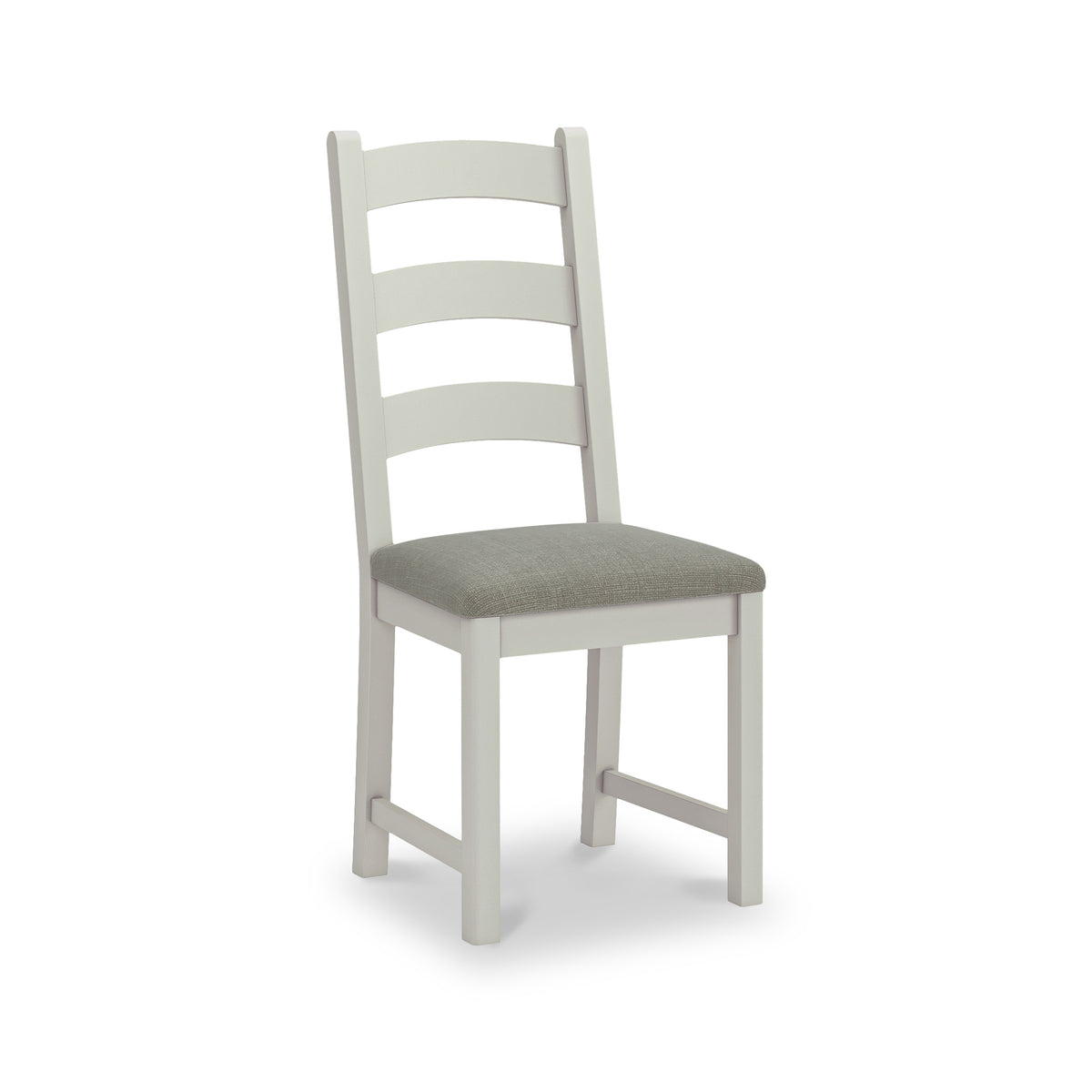Penzance Dining Chair in Stone Grey with a Grey Cushion from Roseland Furniture