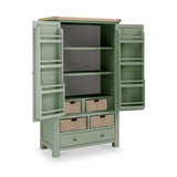 Penzance Sage Green Kitchen Larder from Roseland Furniture