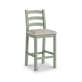 Penzance Bar Sage Chair with beige Cushion from Roseland Furniture