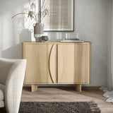 Whitstone Oak Small 2 Door Sideboard from Roseland Furniture