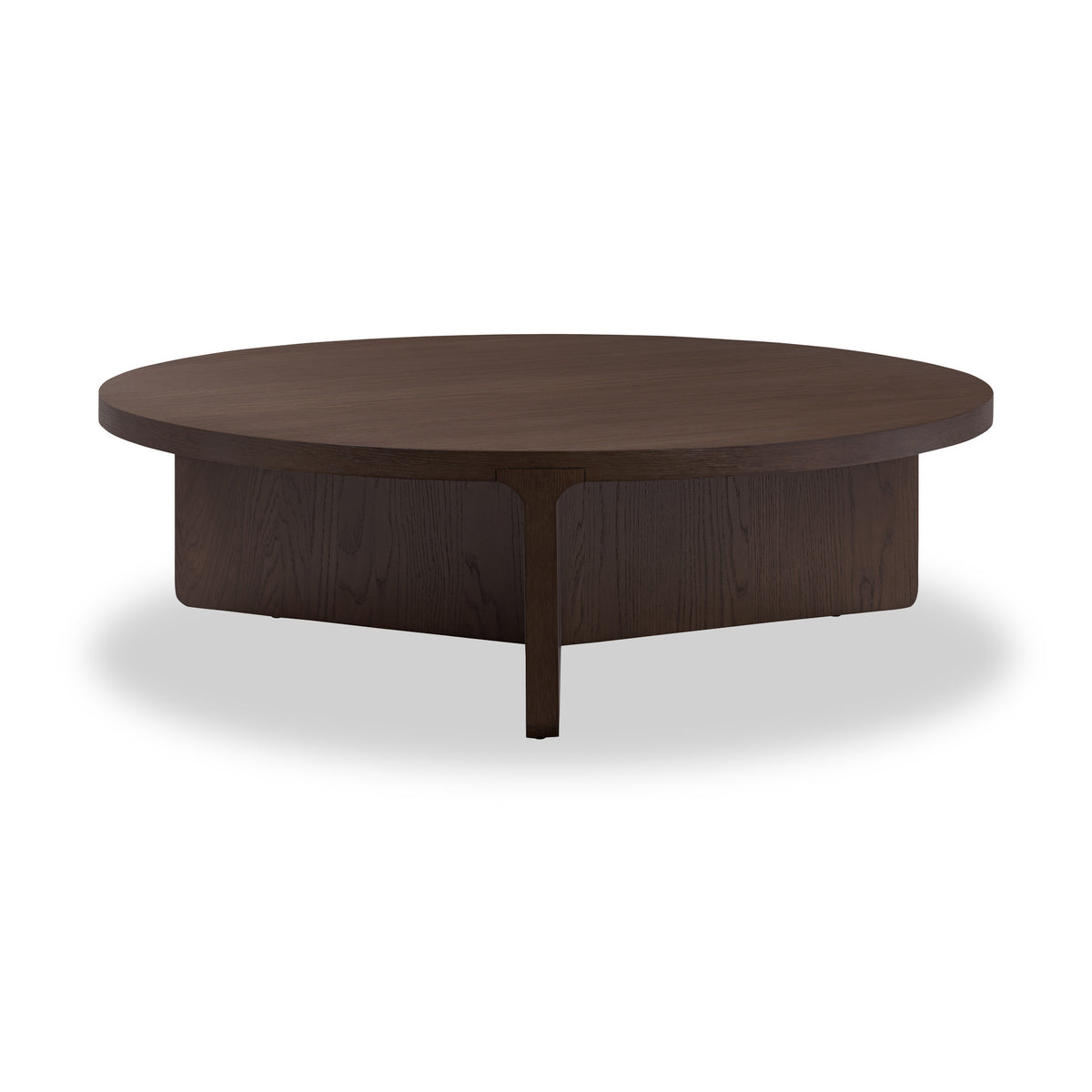 Mylor Oak Large Round Coffee Table from Roseland Furniture