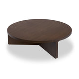 Mylor Oak Large Round Coffee Table from Roseland Furniture