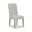 Penzance Natural Upholstered Dining Chair from Roseland Furniture