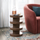 Mylor Oak Bobbin Side Table from Roseland Furniture