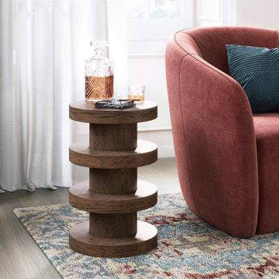 Mylor Oak Bobbin Side Table