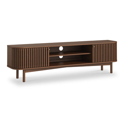 Shorwell Dark Oak 180cm Slatted Large TV Unit