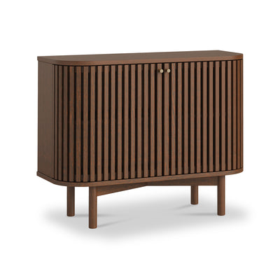 Shorwell Dark Oak Slatted Small Sideboard