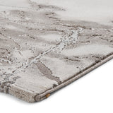 Fenway Silver Marble Effect Super Soft Rug