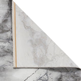 Fenway Silver Marble Effect Super Soft Rug