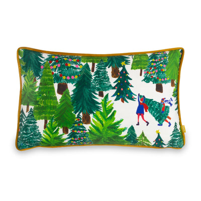 Christmas Together Tree Day 50cm Bolster Cushions