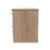 Blakely White Oak Bardolino 2 Drawer Bedside Cabinet from Roseland Furniture