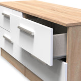 Blakely White Oak 4 Drawer Storage Unit from Roseland Furniture