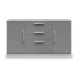 Blakely Grey and White 2 Door 3 Drawer Sideboard from Roseland Furniture