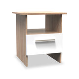 Blakely White Oak 1 Drawer Lamp Table from Roseland Furniture