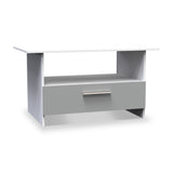 Blakely Grey and White 1 Drawer Coffee Table from Roseland Furniture