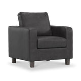 Cullen Faux Leather Armchair from Roseland Furniture