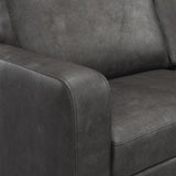 Cullen Faux Leather Armchair from Roseland Furniture