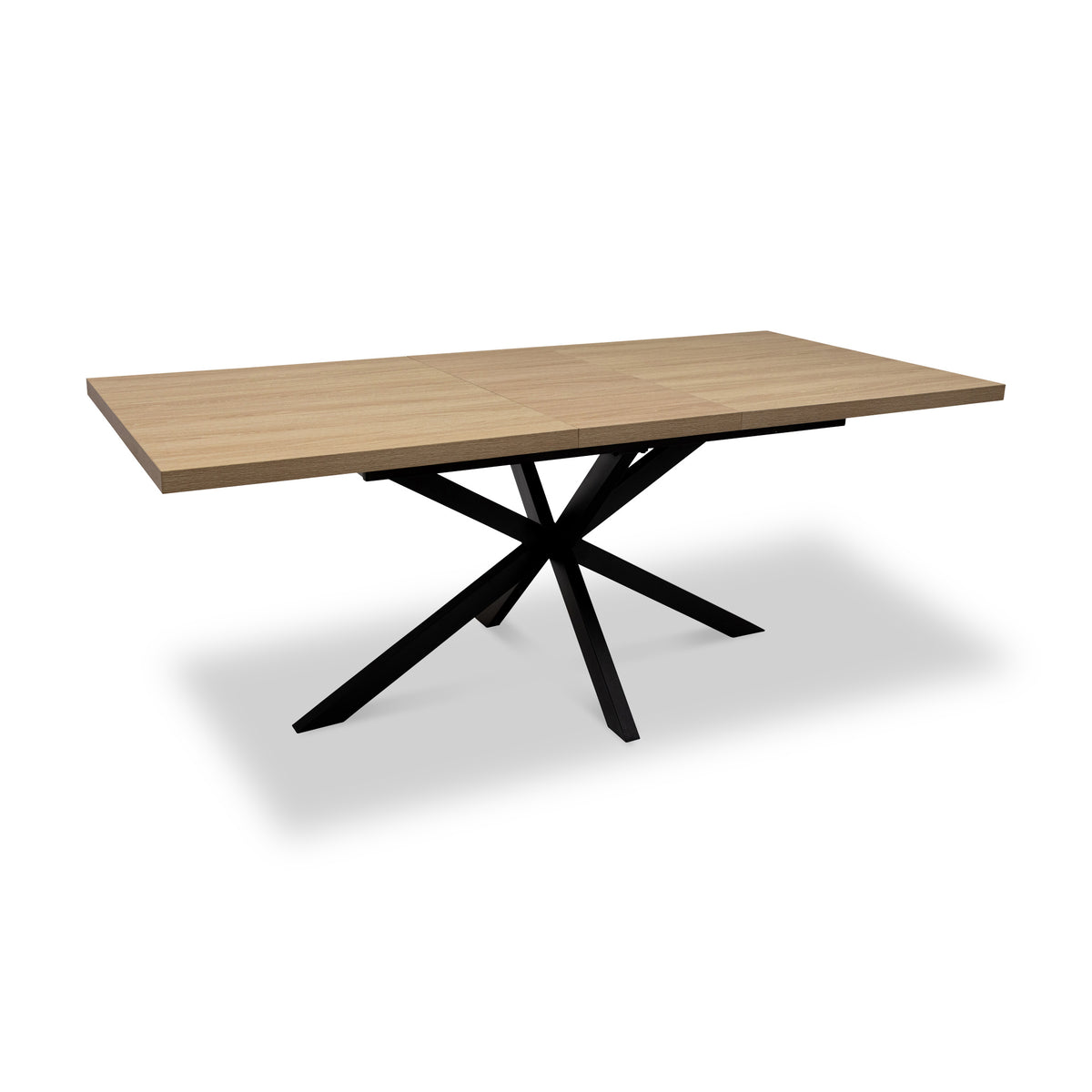 Perez-160-200cm-ext-dining-table-light-oak from Roseland Furniture