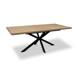 Perez-160-200cm-ext-dining-table-light-oak from Roseland Furniture