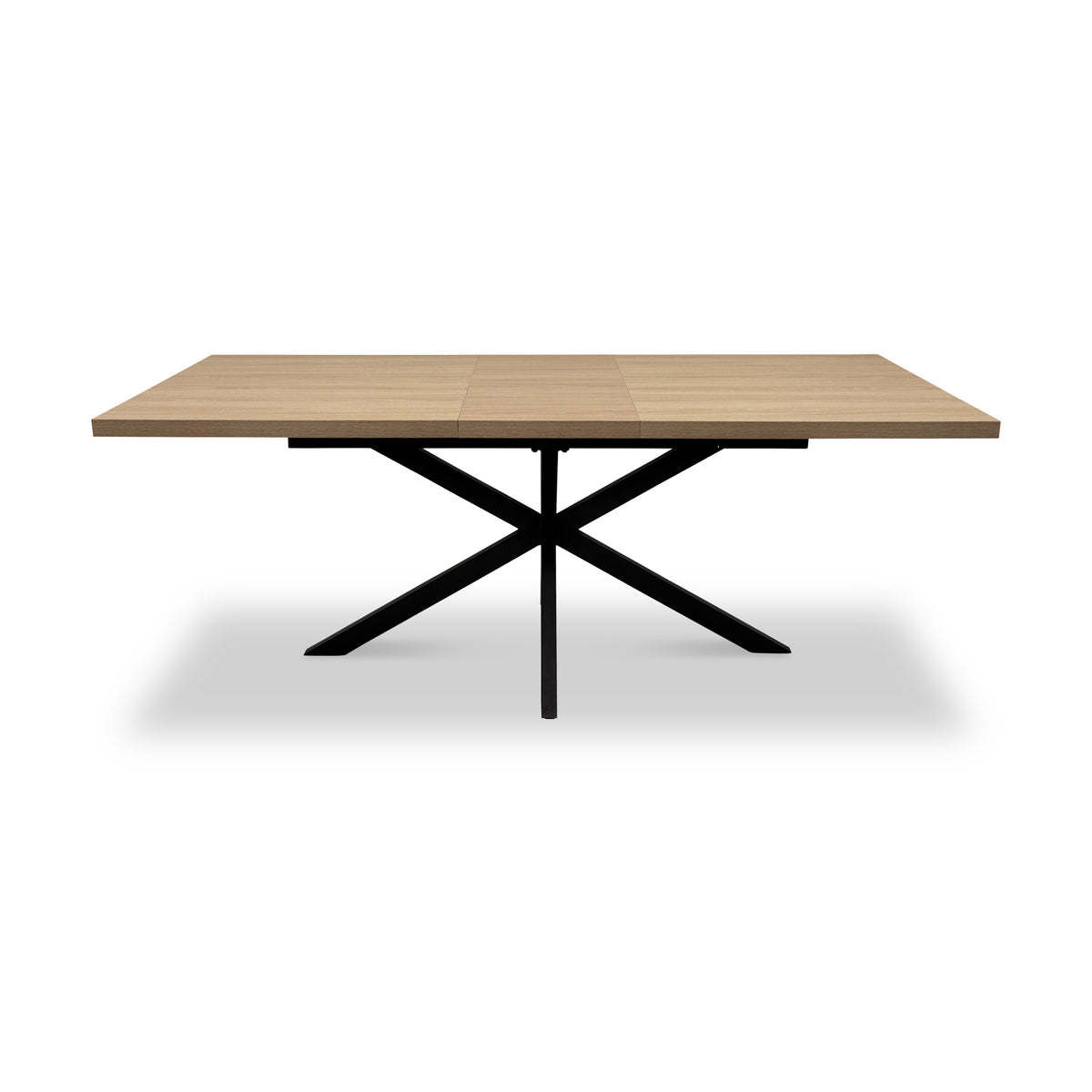 Perez-160-200cm-ext-dining-table-light-oak from Roseland Furniture