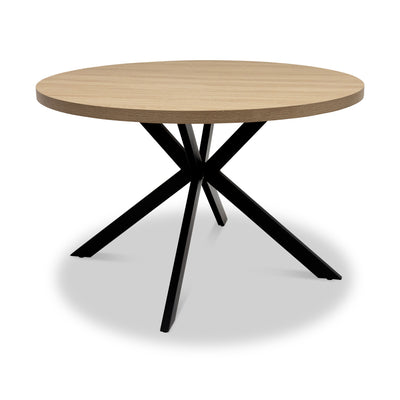 Rivera 120cm Round Starburst Leg Dining Table