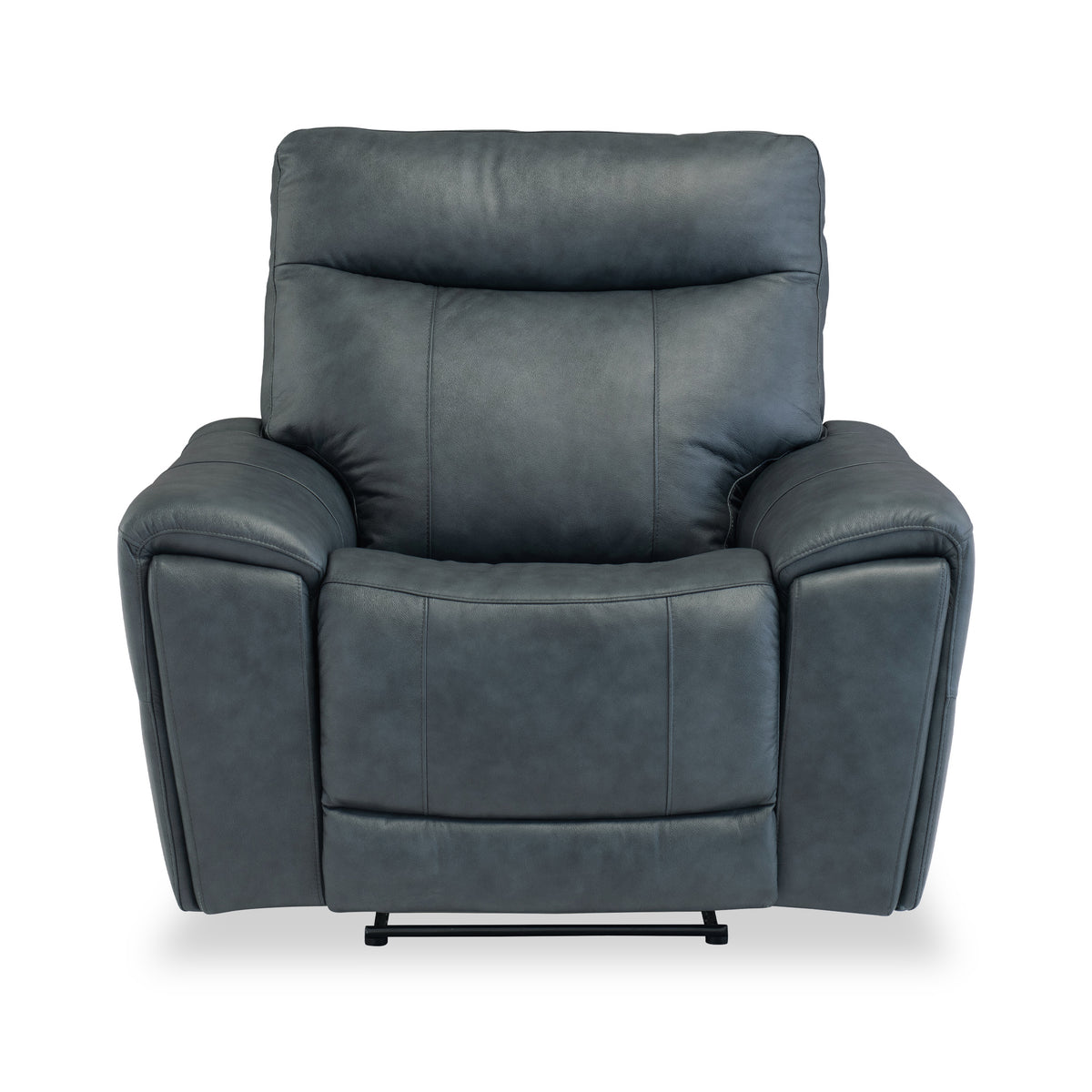 Deana-Leather-Electric-Recliner-Armchair-Blue from Roseland Furniture