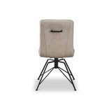 Calmore Taupe Faux Suede Dining Chair