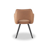 Harley Tan Faux Suede Dining Chair from Roseland Furniture